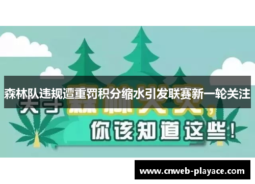 森林队违规遭重罚积分缩水引发联赛新一轮关注
